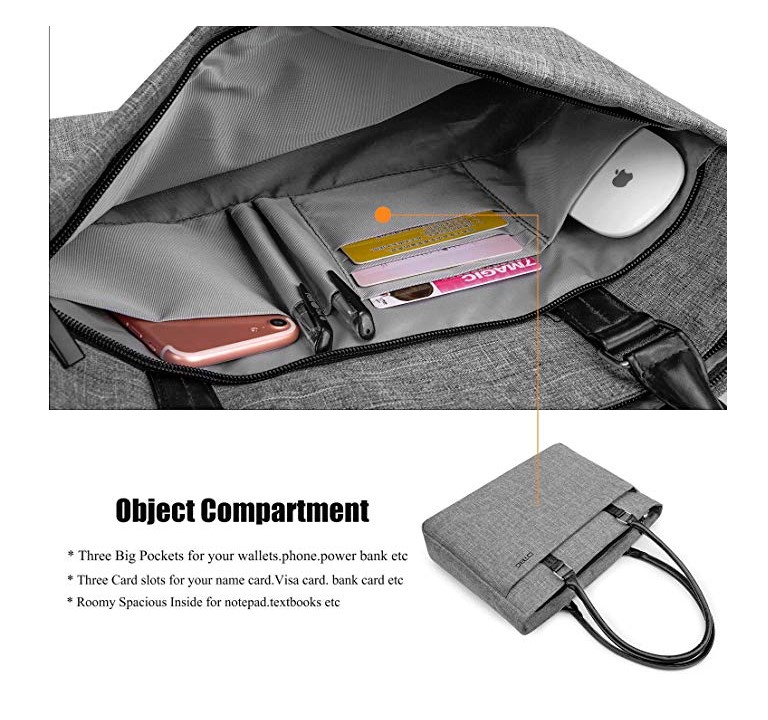 DTBG Laptop Tote Bag, Women Shoulder Bag Briefcase Casual Handbag Laptop - Image 7